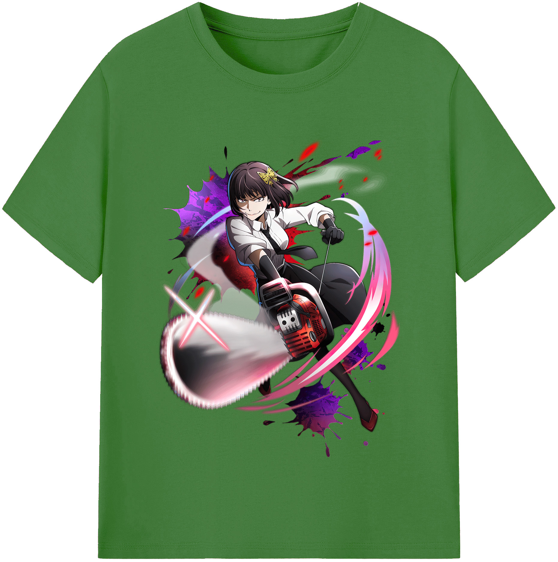 （画像用） 文豪ストレイドッグス Bungo Stray Dogs レディースカジュアルプリントTシャツ（綿100％）
